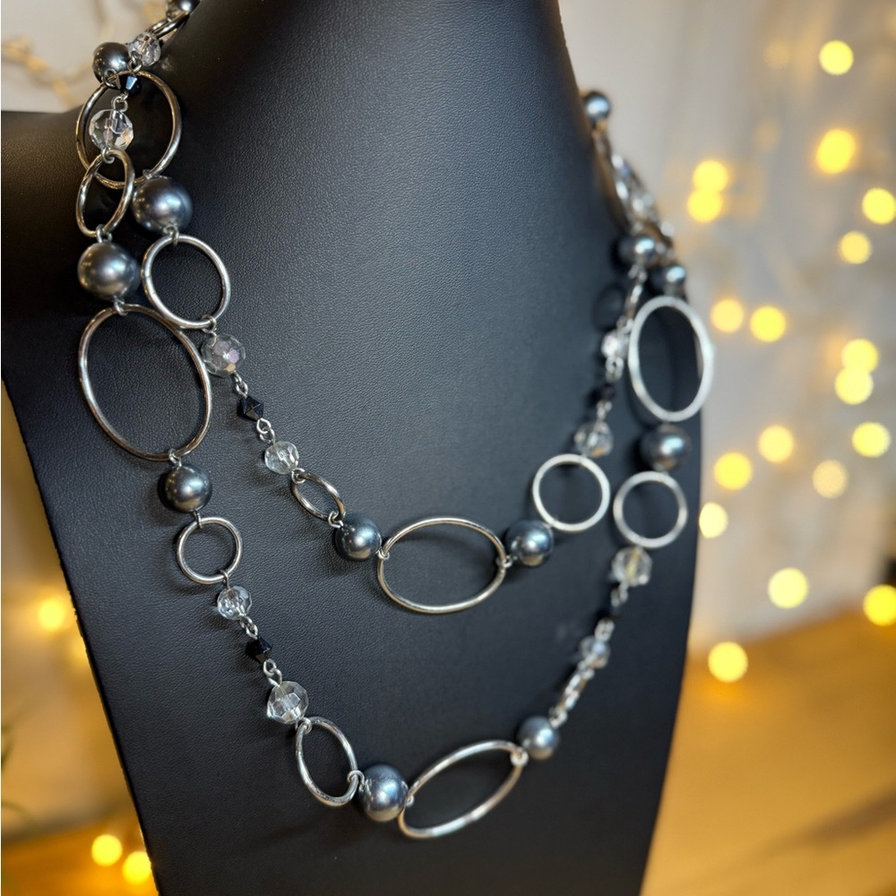 Retired Lia Sophia 52” Necklace